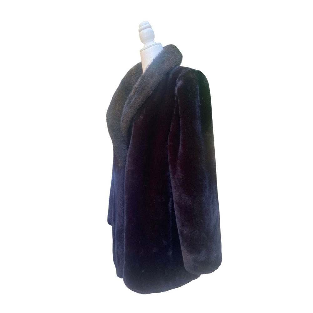 Vintage | Faux Fur Mid Length Coat - Picture 7 of 16